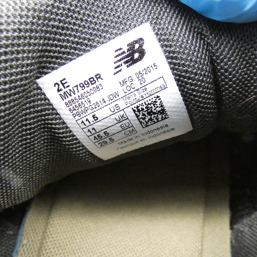 New Balance 799 MW799BR Mens US 11.5 EE Trail Hiking Shoes Brown Gray Sneakers - Picture 9 of 10